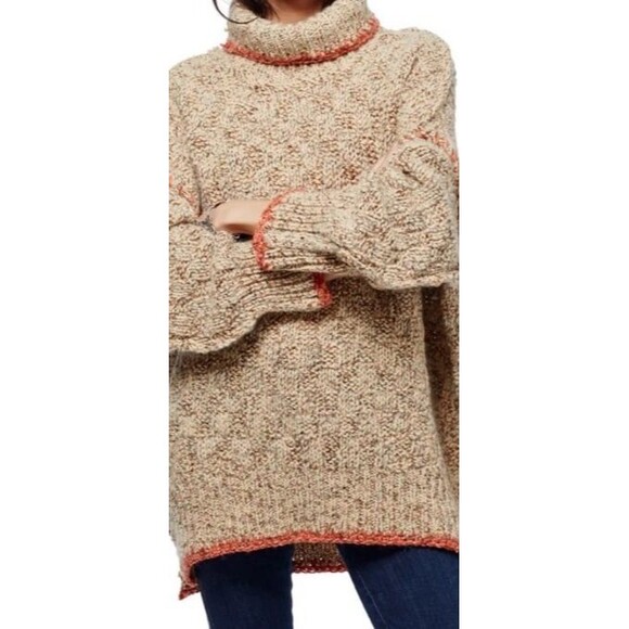 Free People Echo Flecked Knitted Sweater Women's Size Medium - Picture 3 of 10